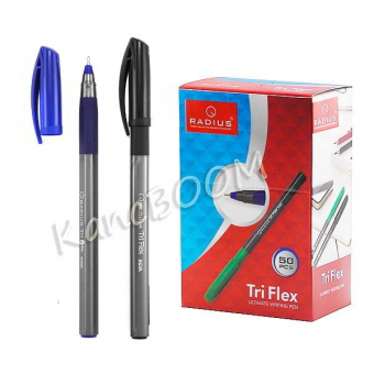 Купить Ручка шариковая «Tri Flex» Radius, серый корпус оптом